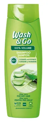 WASH & GO Sampon cu Extract de Aloe Vera 360 ml