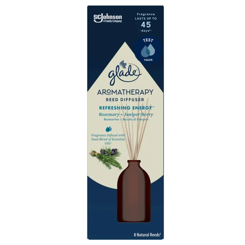 GLADE Reed Diffuser Odorizant de Camera Rozmarin si Ienupar 80 ml