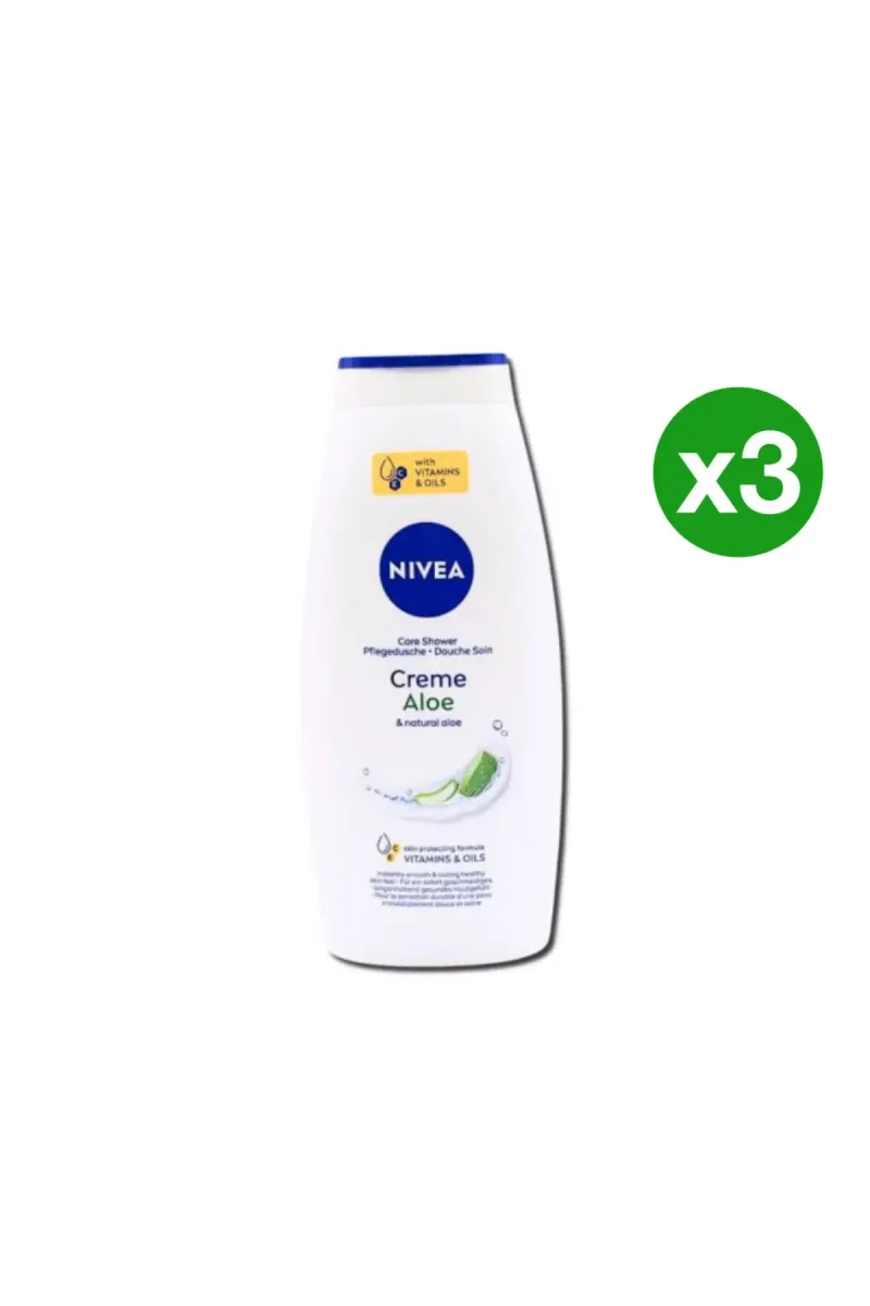 BATH FOAM CREME ALOE 720ml x3